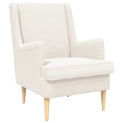 Poltrona Crema Bouclé