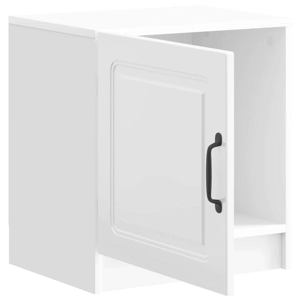 Armadio da Notte 2 pcs Bianco Lucido 43 x 34,5 x 47 cm 895724