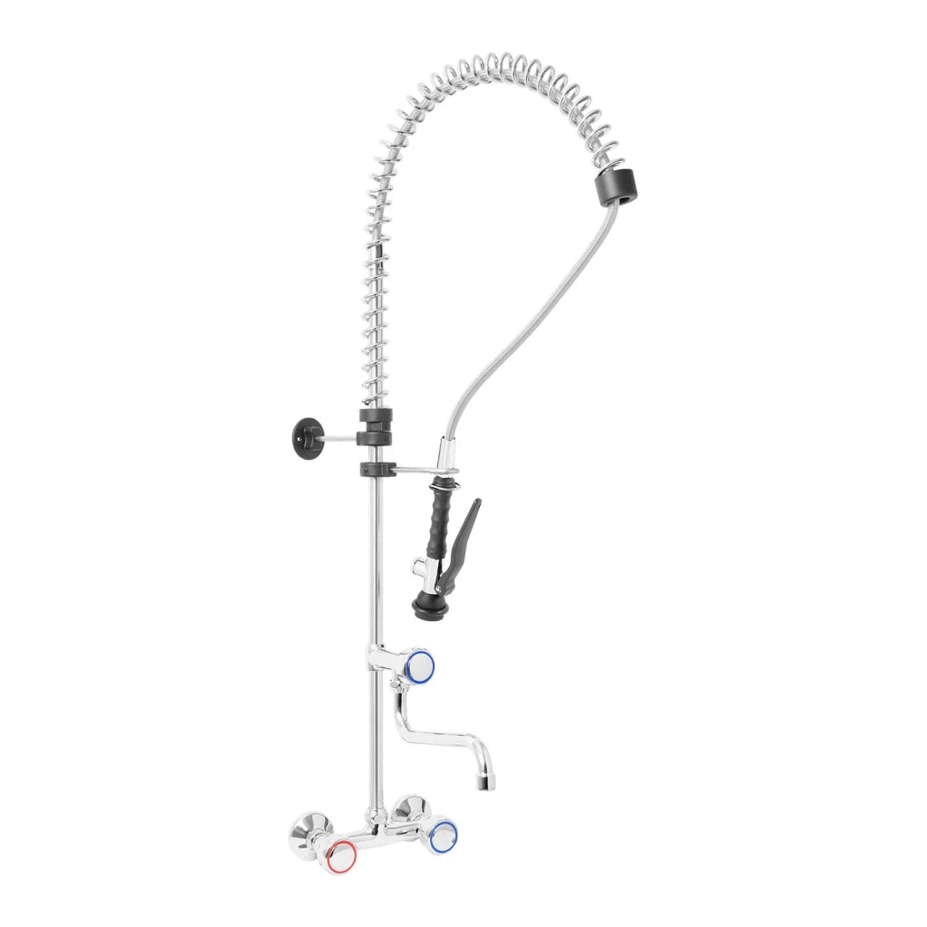 Rubinetto doccia 2 fori - flessibile 1000 mm - bocca 220 mm - Maniglie tonde 14_0005072