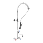 Rubinetto doccia 2 fori - flessibile 1000 mm - bocca 220 mm - Maniglie tonde 14_0005072