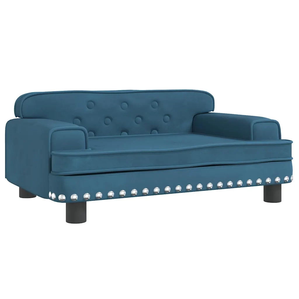 Divano per Bambini Blu 70x45x30 cm in Vellutocod mxl 117782