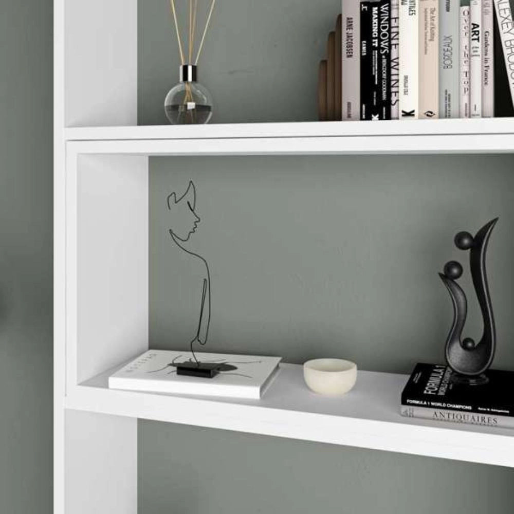 Libreria Wish estensibile angolare bianca 200h