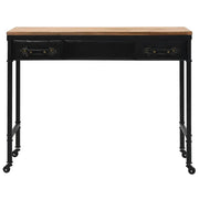 Tavolo Consolle | Tavolo d'Ingresso in MDF e Legno di Abete 100x33,5x80 cm