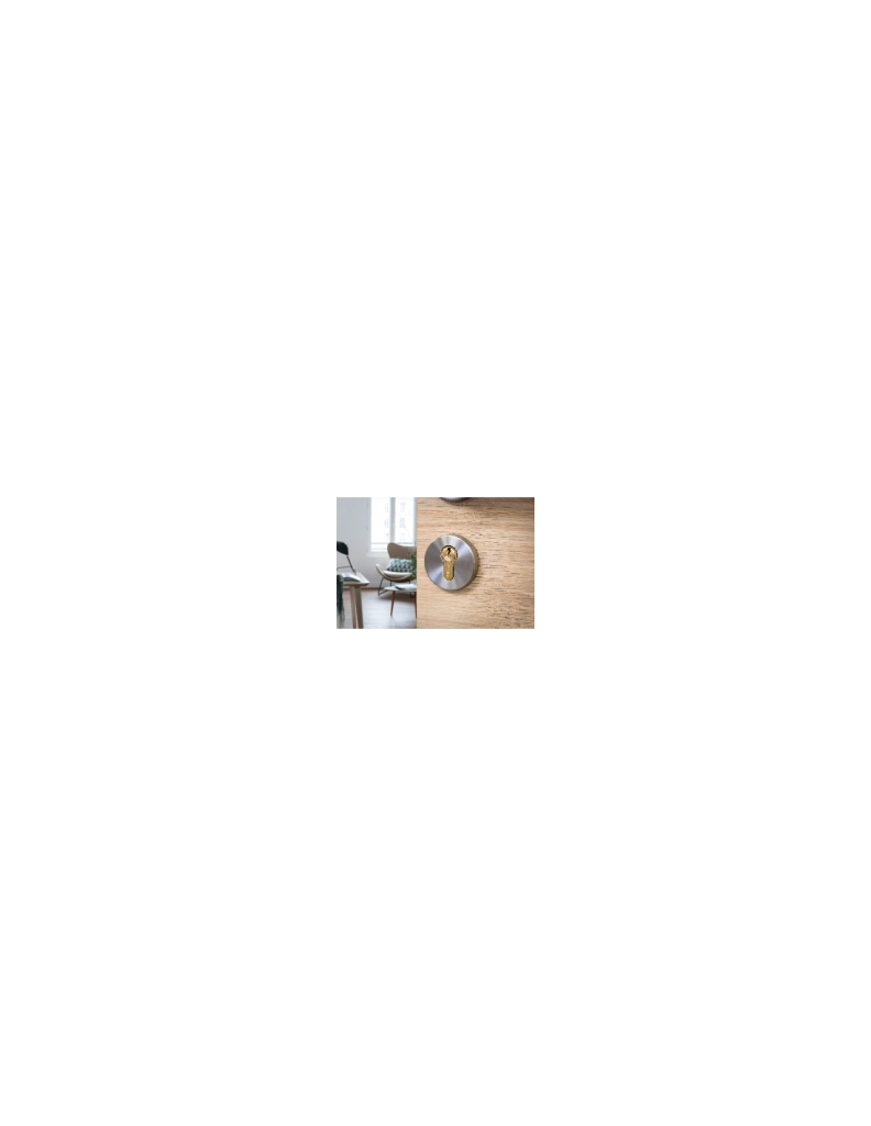Cilindro europeo SA 30 x 30 mm finitura ottone, 3 chiavi – THIRARD