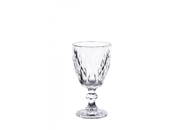 Set 6 calici vino in vetro kreaty 25 cl