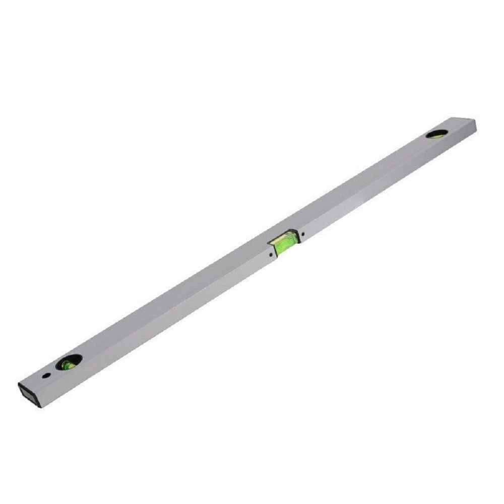 Trade Shop - Livella Metrica A Bolla Magnetica In Alluminio 80 100 Cm Con Metro 3 Bolle -