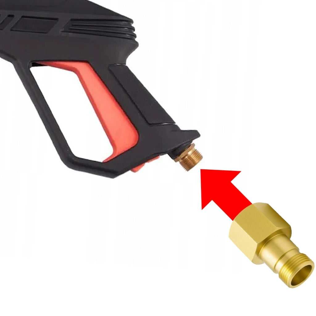 Pistola Alta Pressione Fortis 4000 PSI M22 – Set 5 Ugelli Quick Connect + Adattatore Karcher HD Easy!Lock | 275 Bar