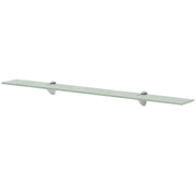 Mensola/mobile/mobiletto in vetro da parete 90x20 cm vetro 8 mm 2702165/2