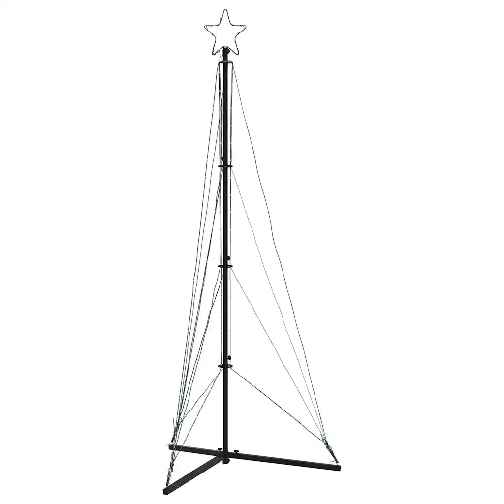 Albero di Natale a LED 363 LED Bianco Caldo 182 cm 3307643