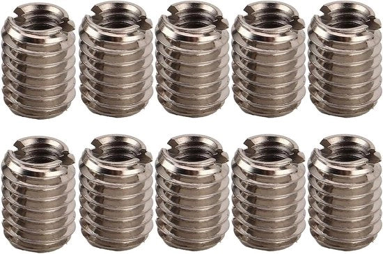 Adattatori di viti a gomito M6 a M4 - 10 pezzi viti a gomito riduttive per la riparazione di mobili in legno
