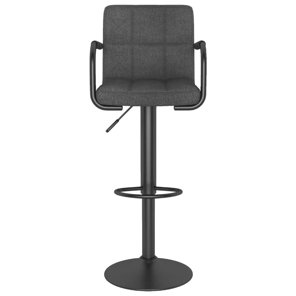 Sgabello da Bar Grigio Scuro in Tessuto cod mxl 66922