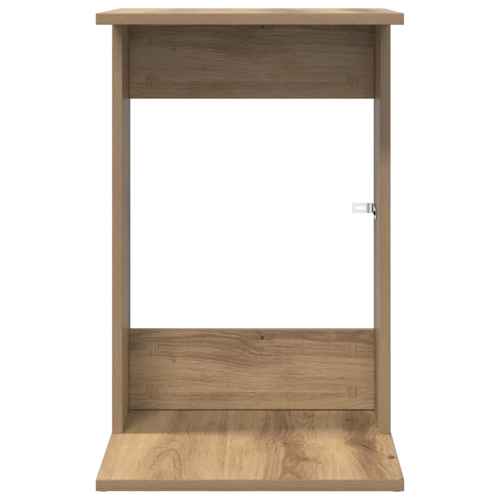 Tavolo laterale | Tavolino Rovere artigianale 40 x 38 x 62,5 cm
