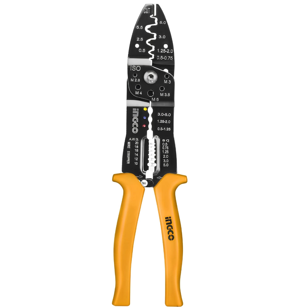 Pinza spellacavi professionale funzione spellatura fili dimensioni 250 mm