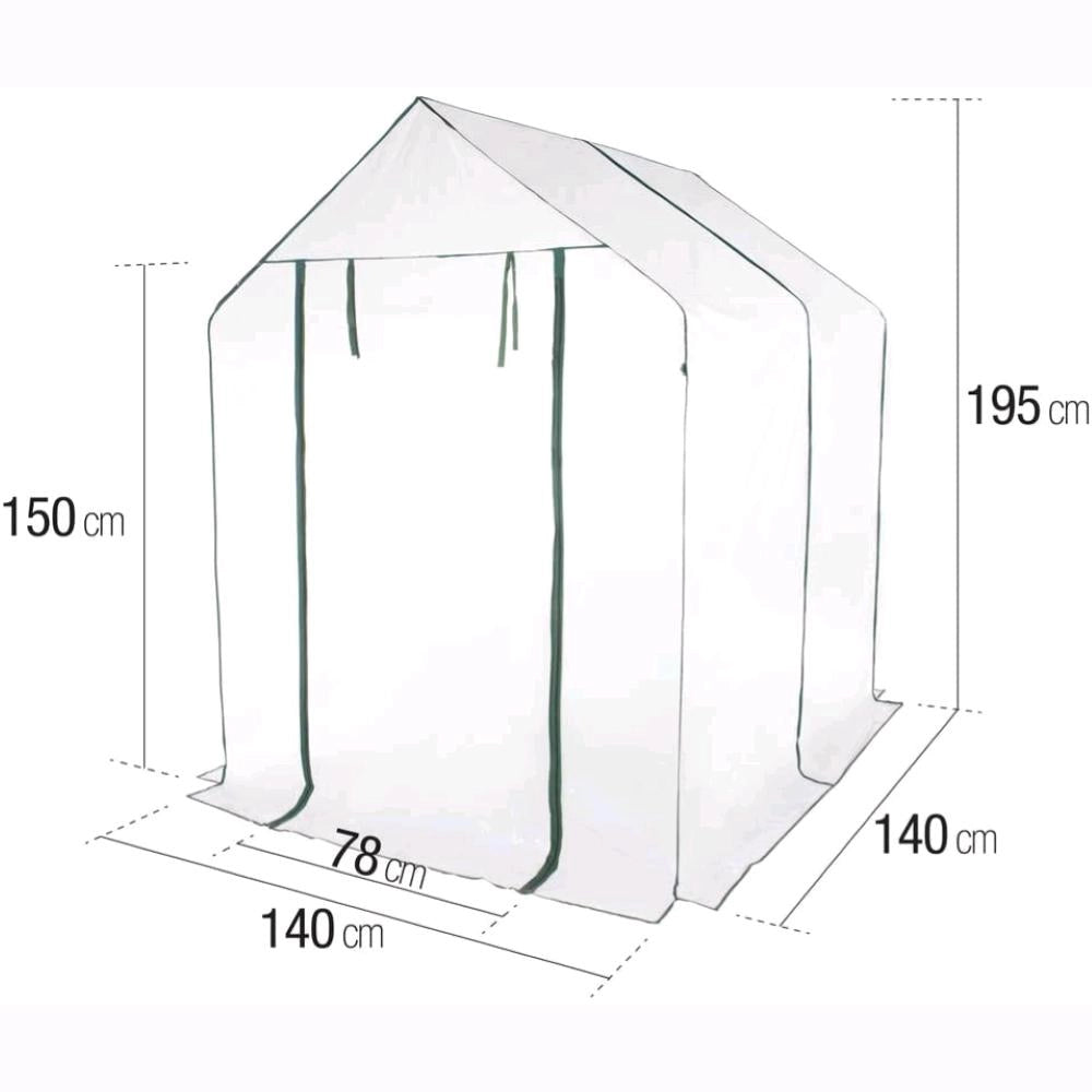 Telo di ricambio in PVC Impermeabile per Serra da Giardino a Parete