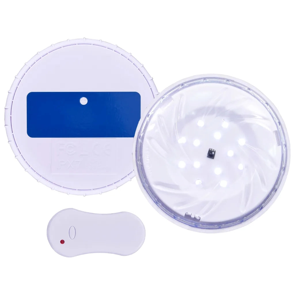Luce LED Piscina Galleggiante Subacquea con Telecomando Bianca CFW2504458