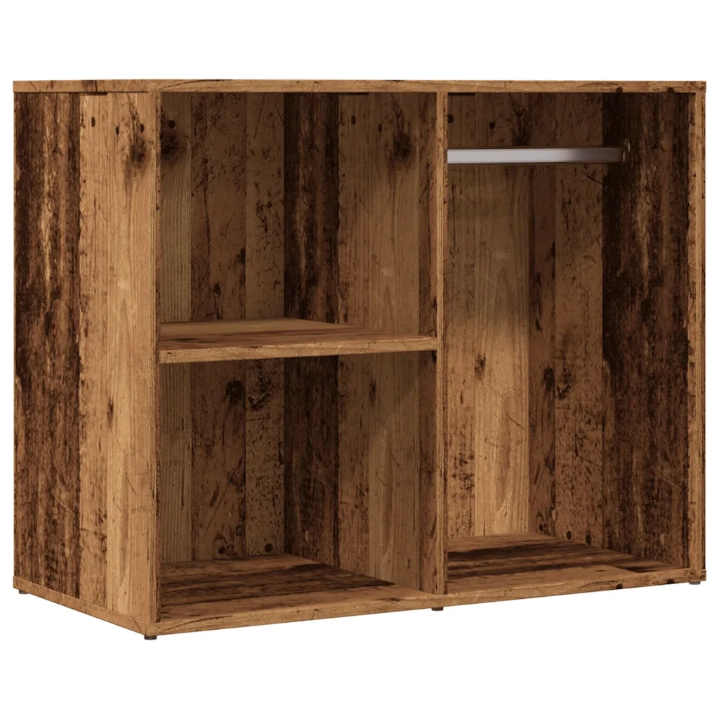 Armadietto per Cosmetici Legno Antico 80x40x65 cm in Truciolato 857031