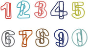 Billette in Carta 100 Unità - Stile Numerico - Antiscivolo - Organizzazione del Materiale - Ufficio/Scolastico - Disegno Colorato - Clip per Ufficio