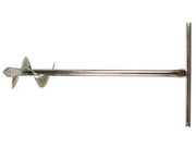 TRIVELLA MANUALE CON ELICA  ø mm.120, asta tubolare ø cm.3x100h.    IL CAMPO