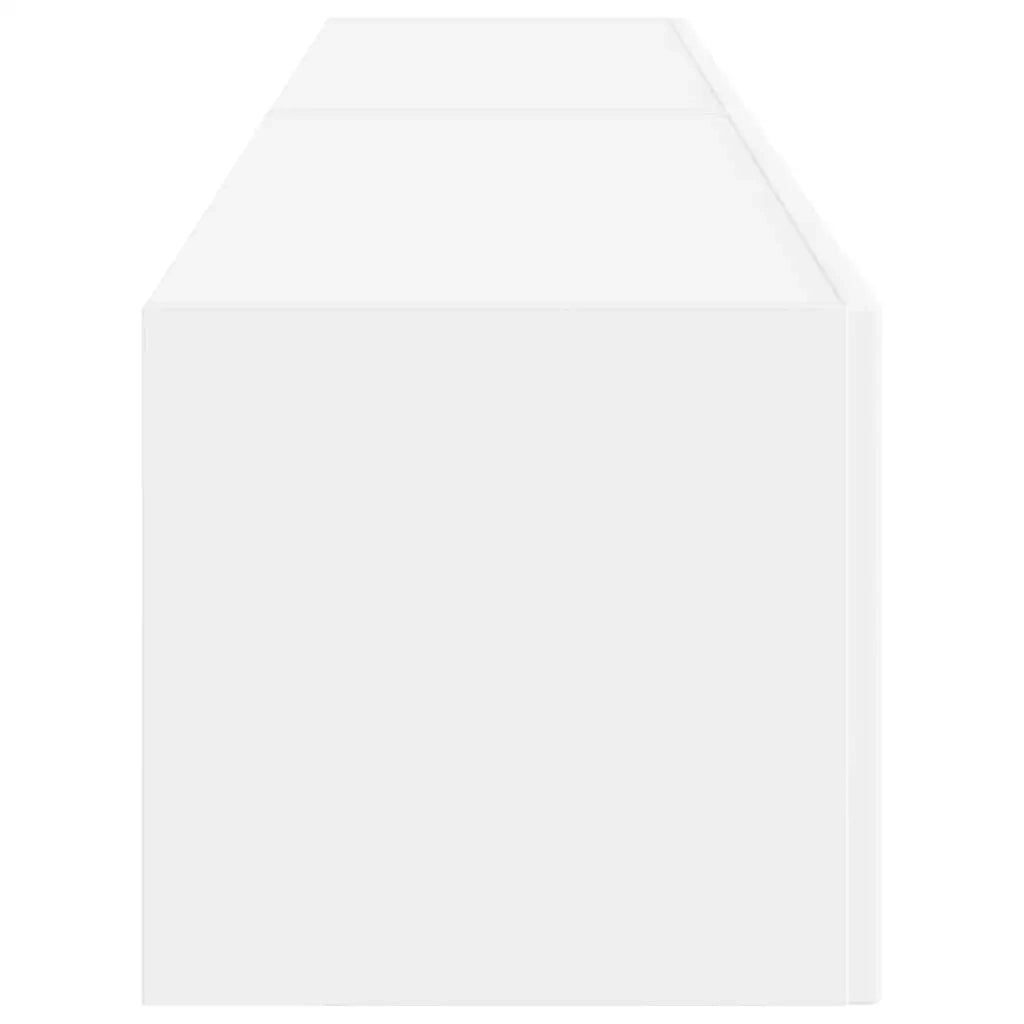 Mobile TV da parete 2 pz-Set di 2 Mobile TV a Muro-Credenza TV Bianco 60 x 31 x 29.5 cm 453350