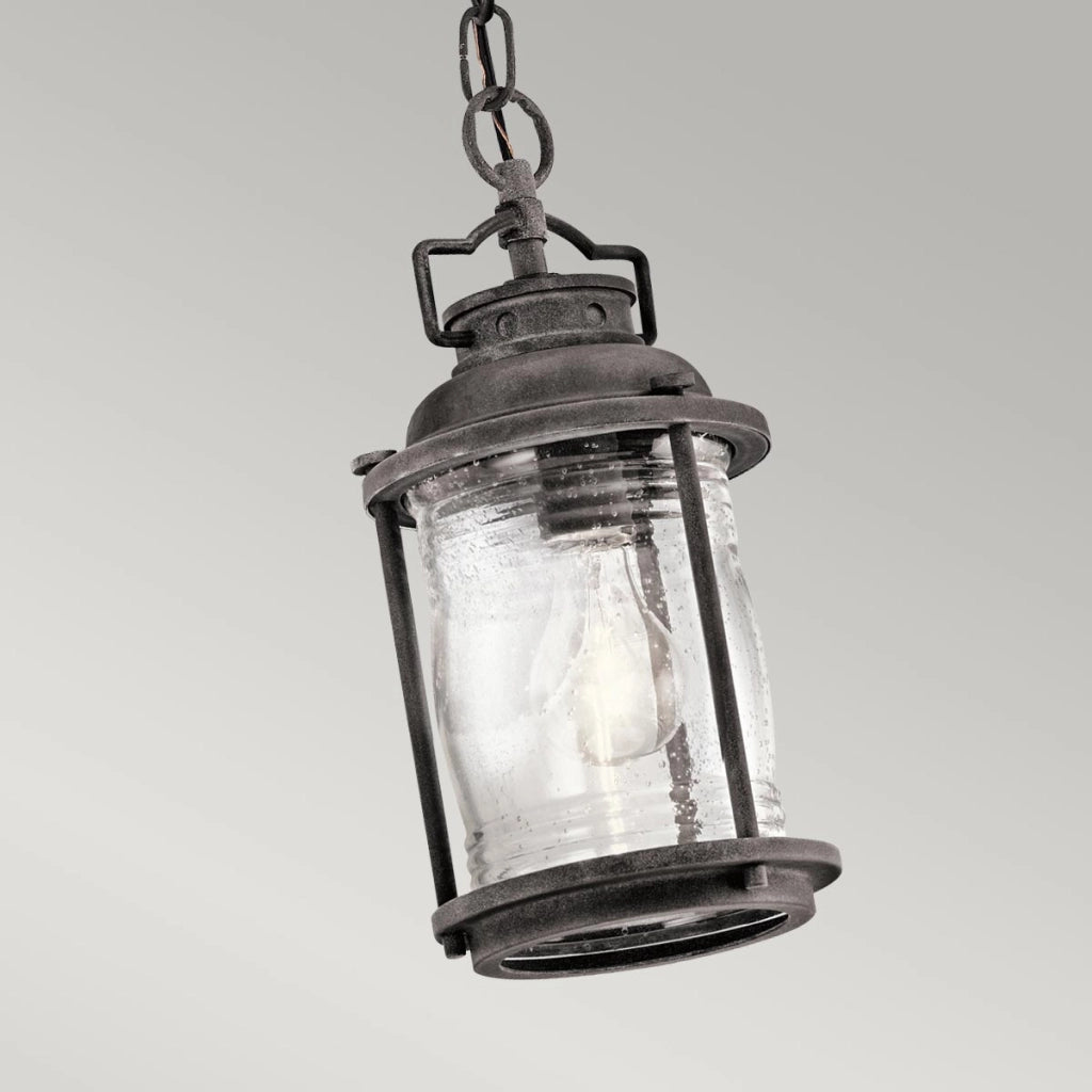 Lampada a sospensione esterna Ashland Bay zinco E27 Kichler
