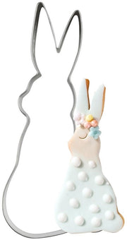 Biscotti di Pasqua in forma di coniglio "Golden Easter" – Bicchieri di alta qualità, 110x50x25 mm, Progettati in Germania, Ideali per le ceste di Pasqua