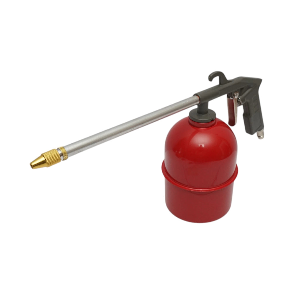 Set di 5 pezzi ad aria compressa con tubo a spirale da 5 m, ideale per lavaggio, verniciatura, gonfiaggio e soffiaggio. Breckner Germany