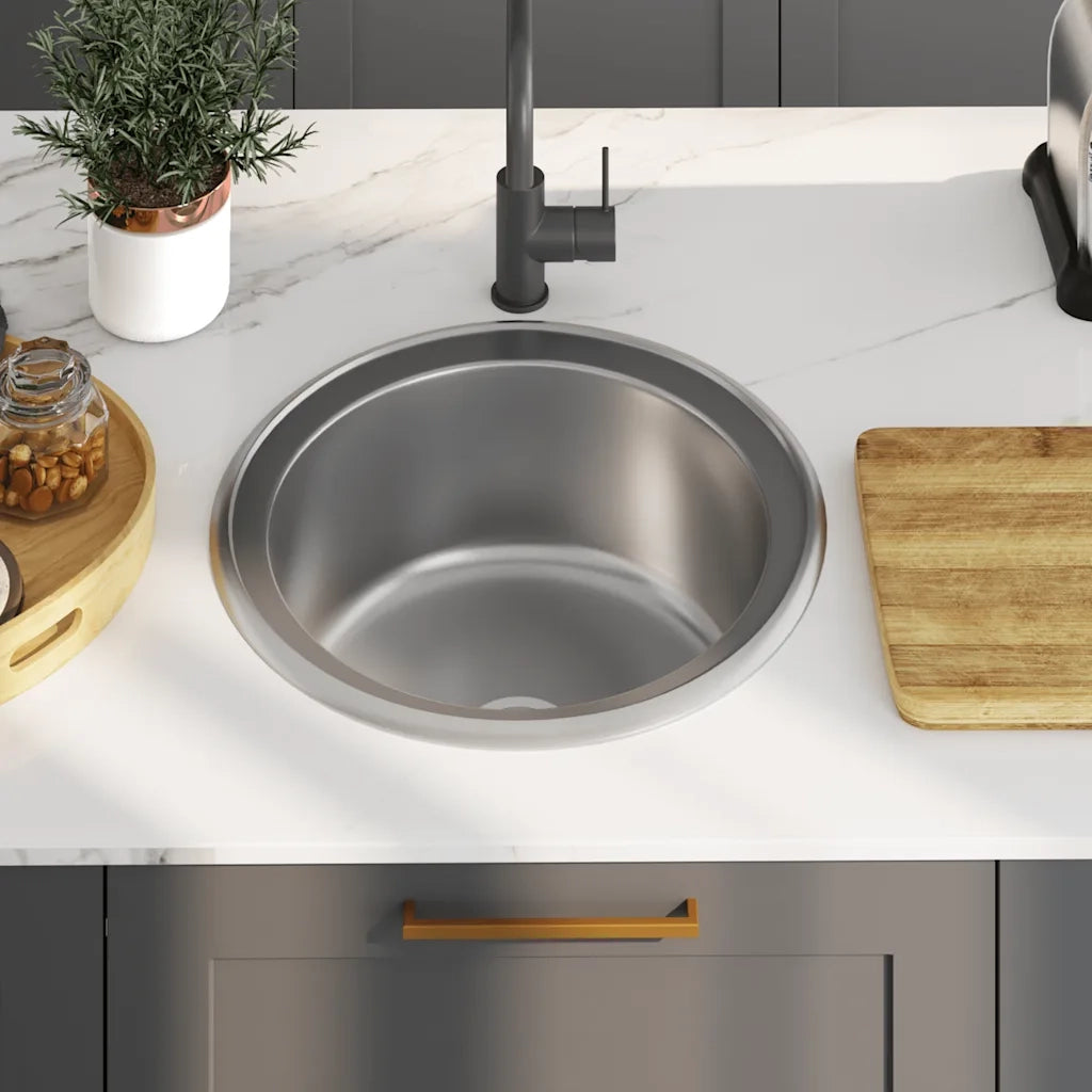 Lavello da Cucina con Filtro e Sifone in Acciaio Inox CFW7086664