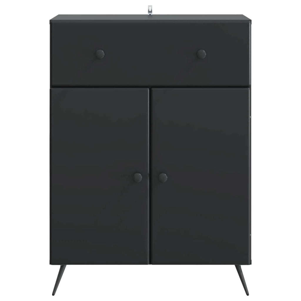 Credenza Nero 66 x 34,5 x 90 cm Legno ingegnerizzato 895556