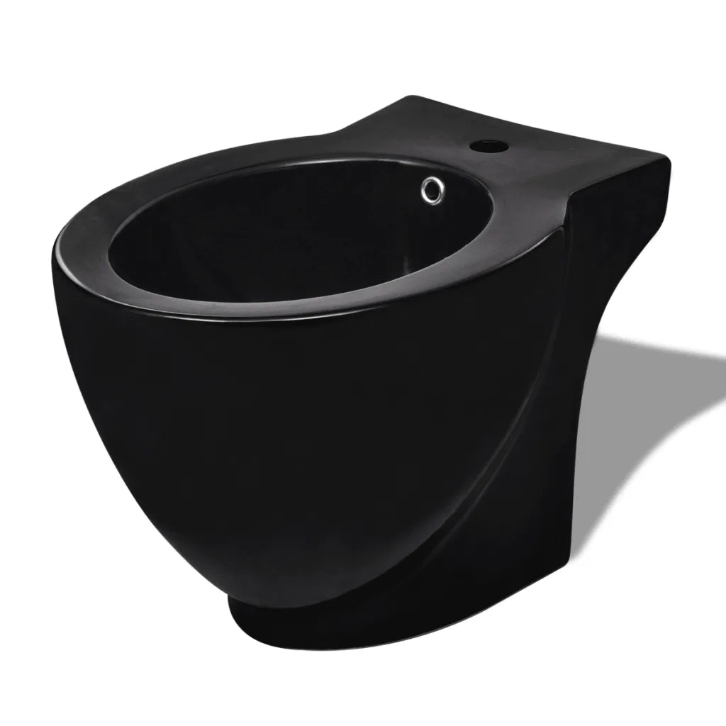 Set Toilette e BidÃ¨ in Ceramica Nero cod mxl 51206