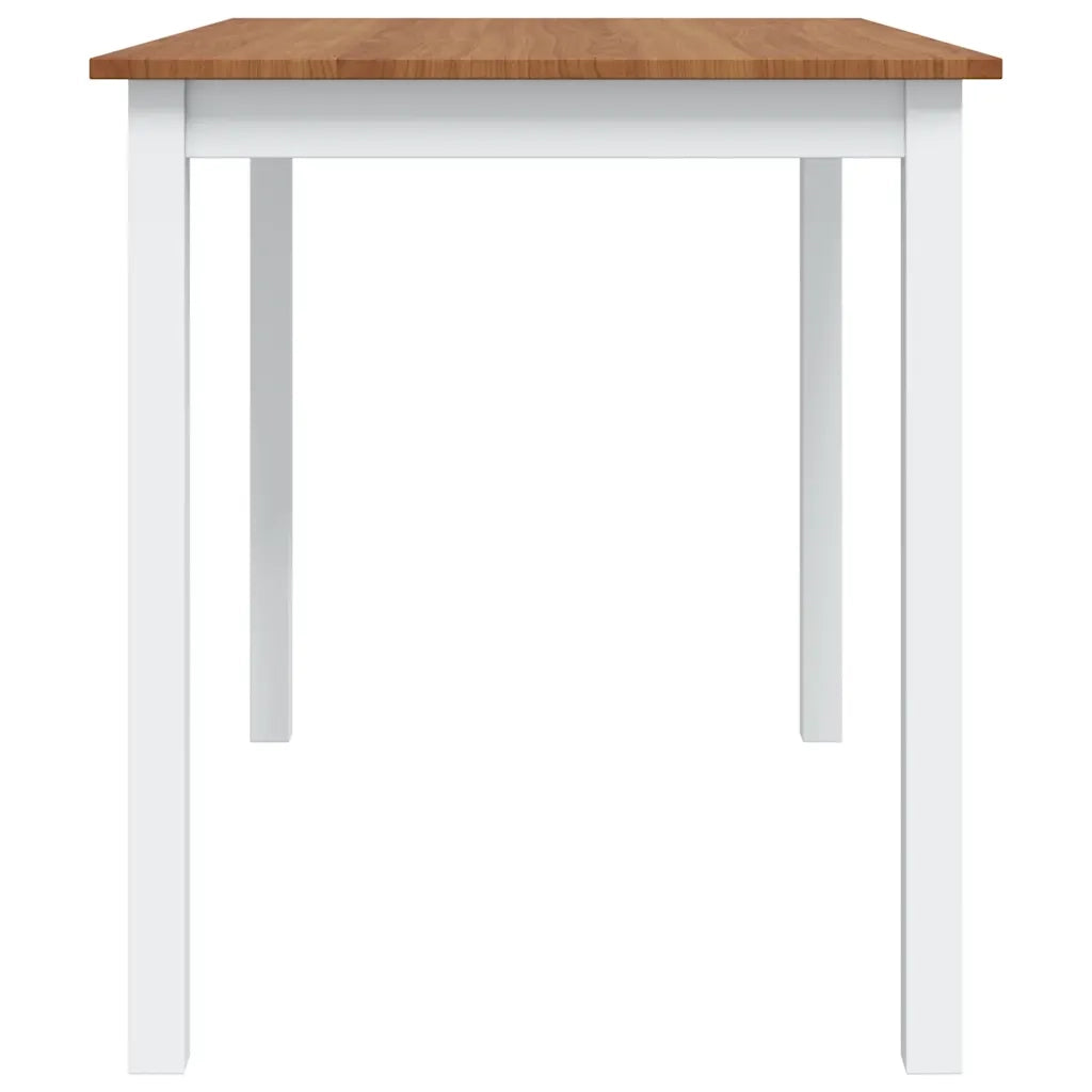 Set da Pranzo 5 pz Marrone e Bianco 240884
