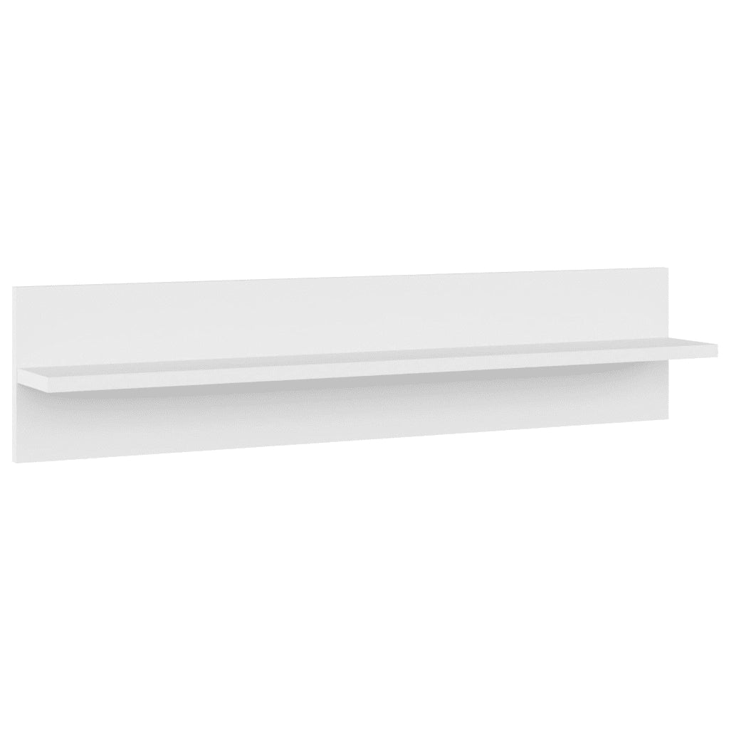 Mensole a Muro 4 pz Bianche 80x11,5x18 cm in Truciolato cod mxl 53911