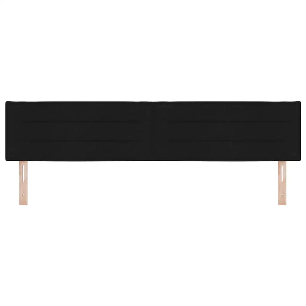 Testiera | Testata Nero 200 cm Tessuto