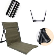 Sedia da spiaggia - Pieghevole - Supporto schienale - Resistente all'acqua - Struttura in alluminio