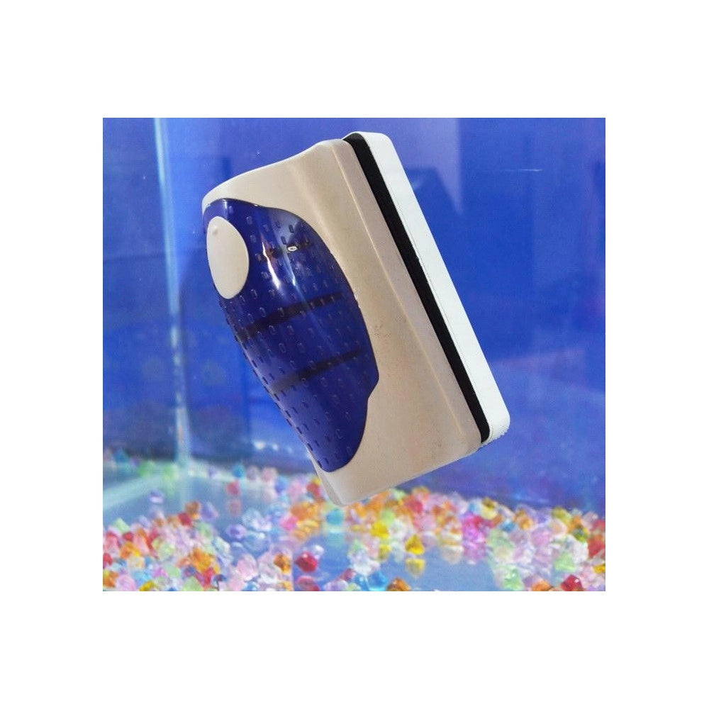 Trade Shop - Pulitore Magnetico Tergi Vetro Per Acquario Spazzola Calamita Pulizia Rs-06 -