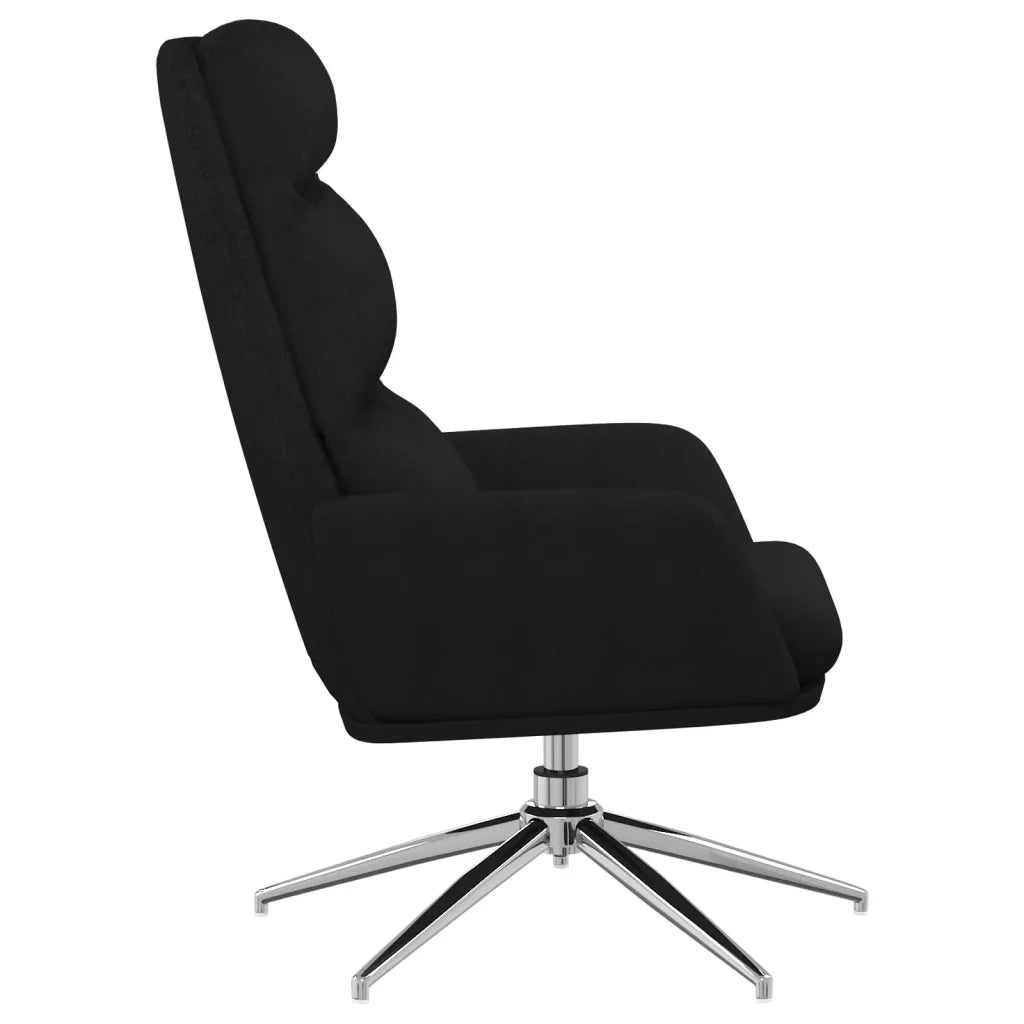 Sedia Relax Nera in Tessuto cod mxl 14994
