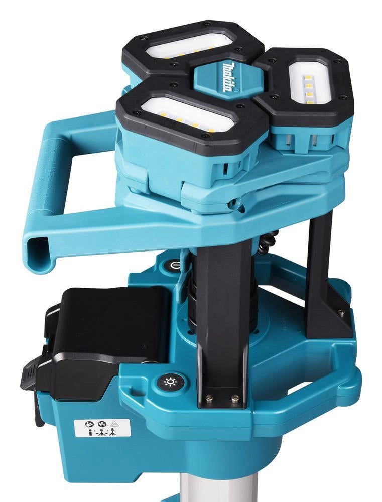 Makita DEADML814 luce da lavoro LED Nero, Verde, Stainless steel