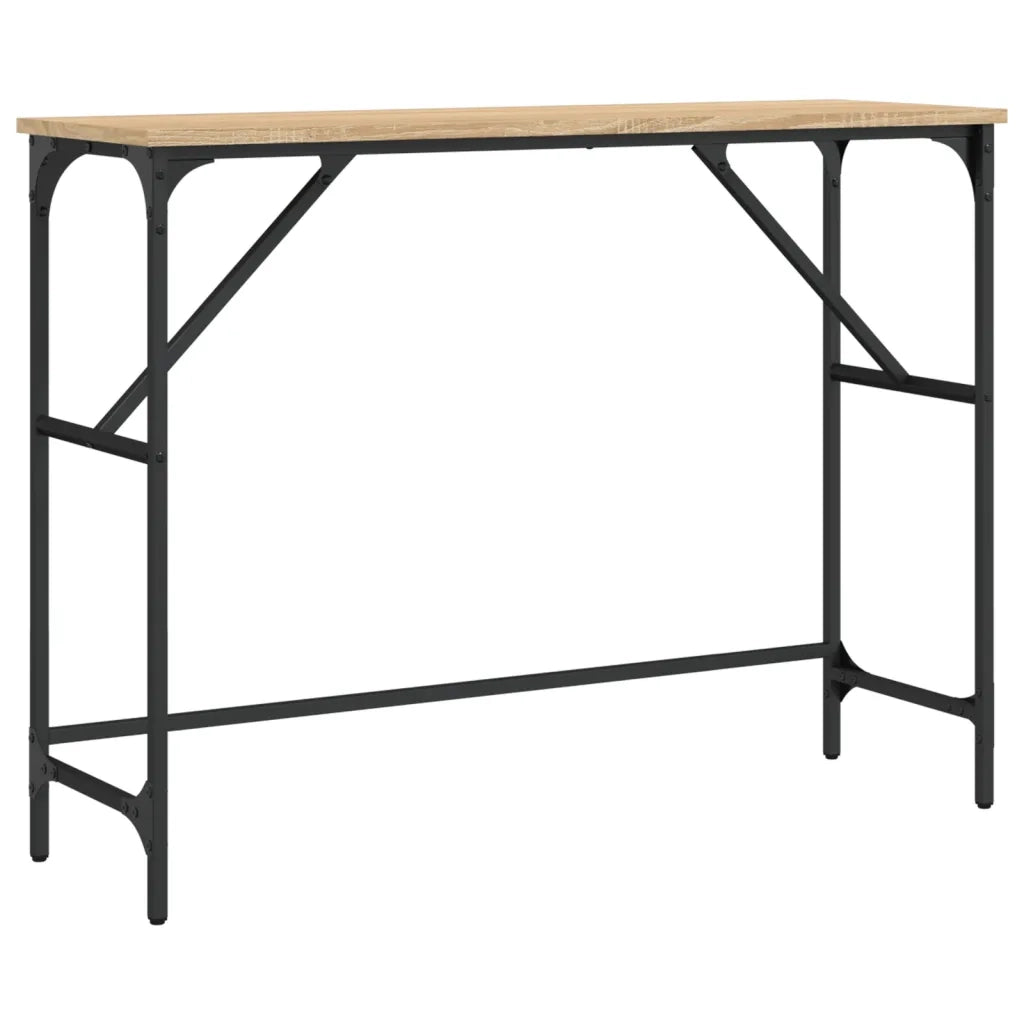 Tavolo Consolle Rovere Sonoma 100x32x75 cm in Legno Multistratocod mxl 83333