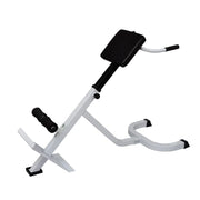 Panca per allenamento con pesi in acciaio per sport fitness e bodybuilding bianca e nera 02_0000032