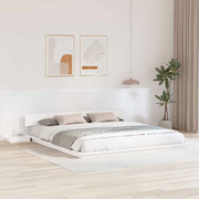 Struttura del letto Bianco 200 x 200 cm legno