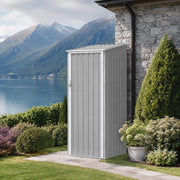 Garden Shed, Grey, 87x98x159 Cm, Galvanized Steel