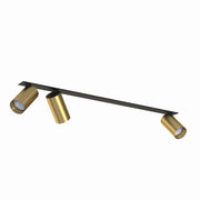 Faretto LED incasso Nowodvorski Mono Surface 3xGU10 ottone/nero