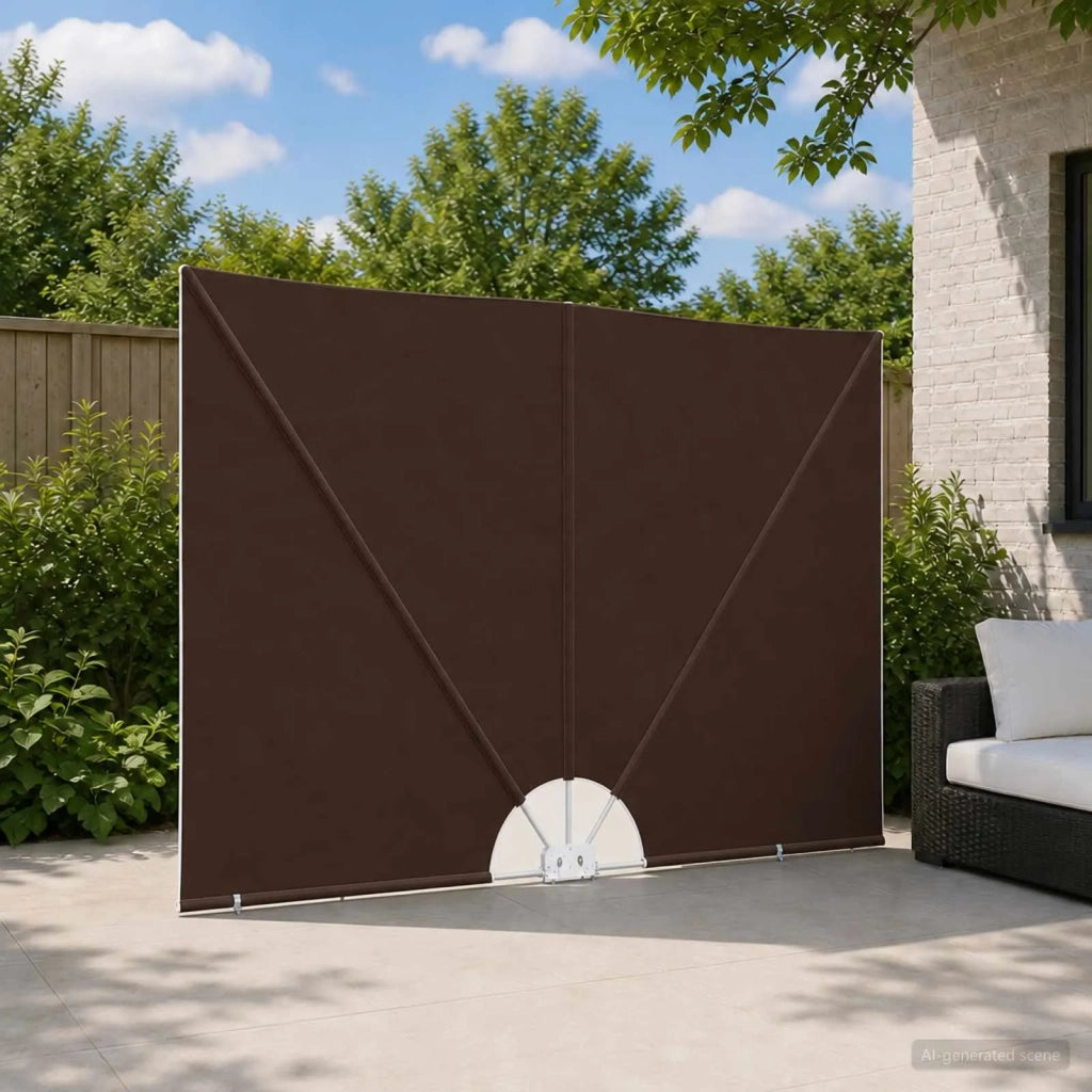 Schermo di Privacy per Balcone 200 x 400 cm Poliestere 42037159