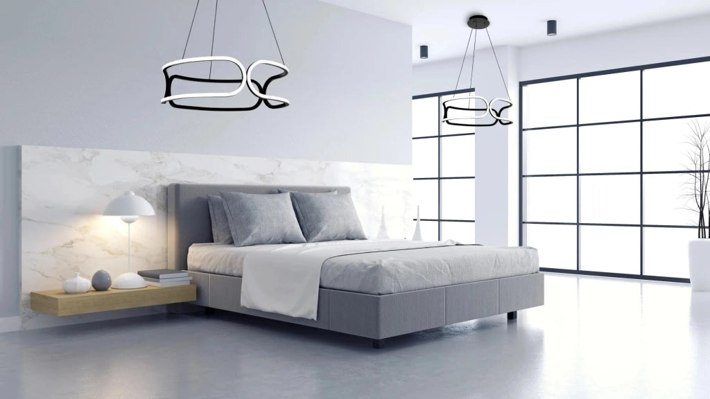 Lampada Da Soffitto Led App790-cp Trio Black