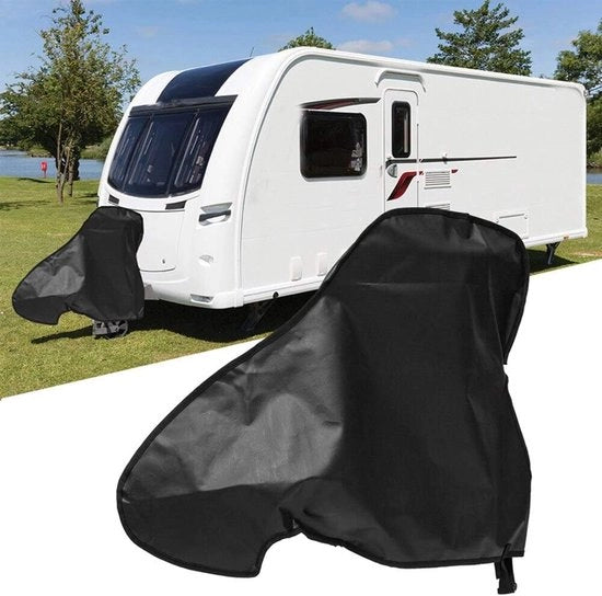Disselhoes con Cerniera - Caravanhoes - 600D Tessuto Oxford - Copertura universale - 63 x 87 cm - Copertura per Camper e Caravan - impermeabile - copertura universale per caravan