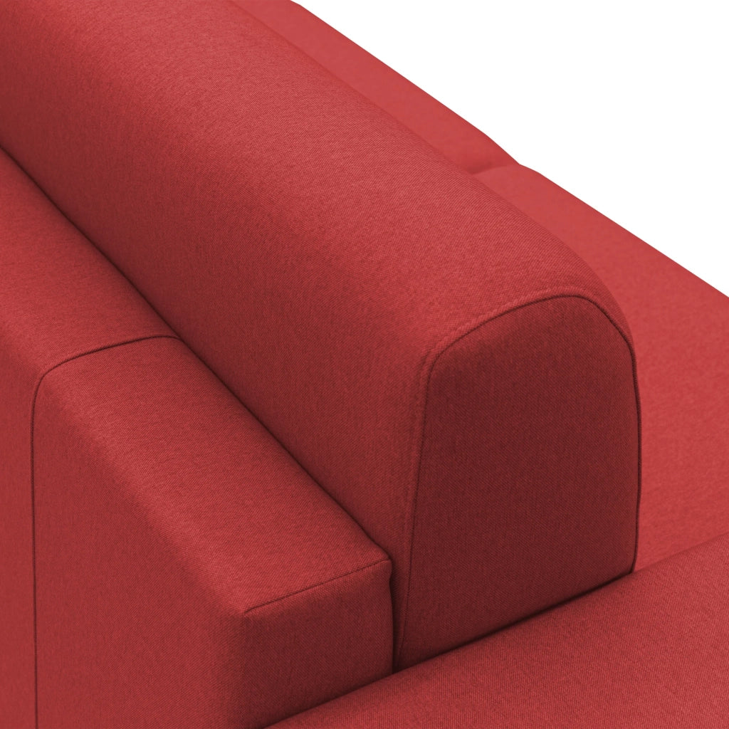 Chris Divano letto matrimoniale tessuto impermeabile 166 cm rosso