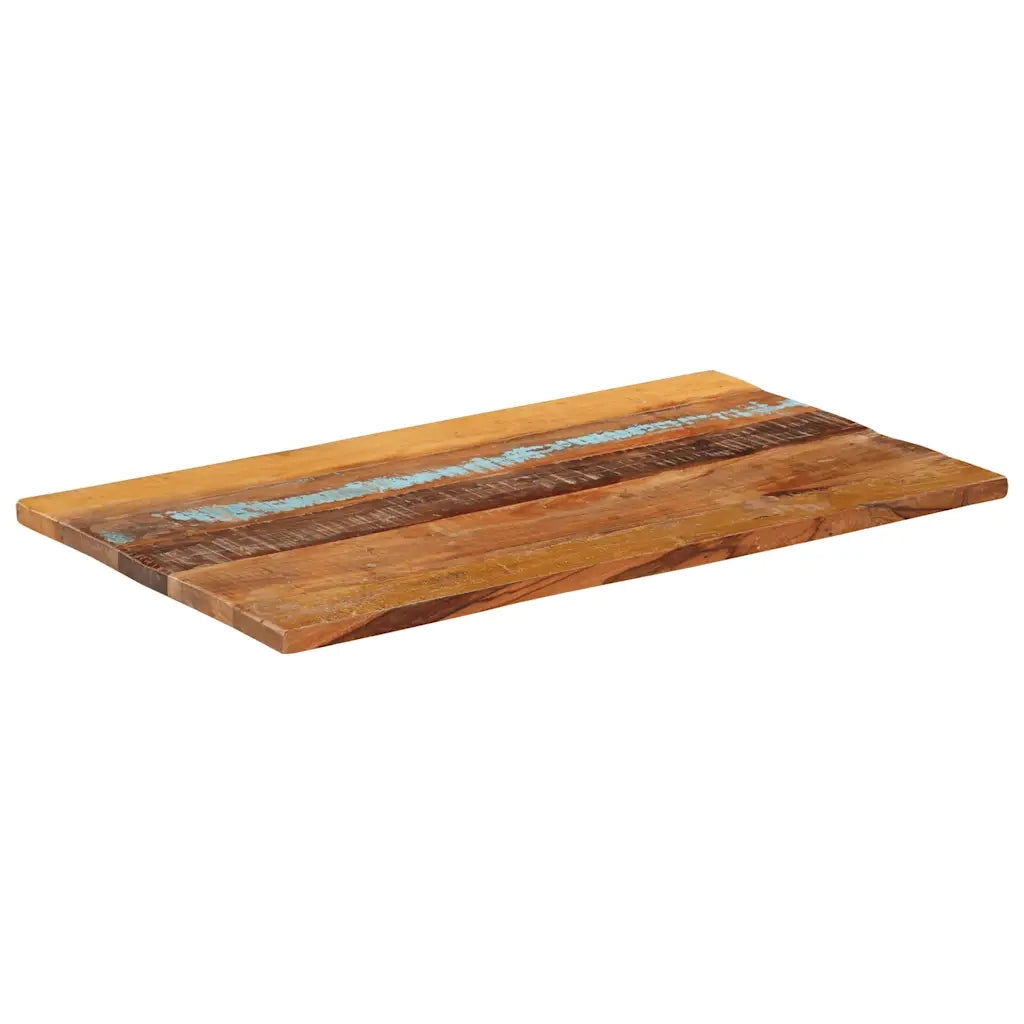 Piano Tavolo Rettangolare 60x100 cm 25-27 mm Legno di Recupero cod mxl 77457