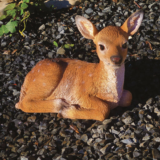 Bamby Cucciolo Decorativo in Resina 28x17 cm per Laghetti e Giardini