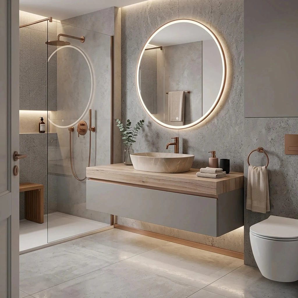 Lavabo Da Appoggio Rea Freja Beige
