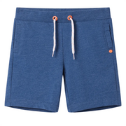 Pantaloncini per Bambini con Coulisse Blu Scuro MÃ©lange 140