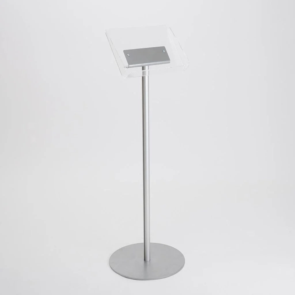 Espositore in plexiglass con contenitore A4 orizzontale